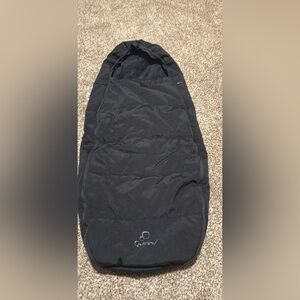 Black Puffer footmuff for stroller